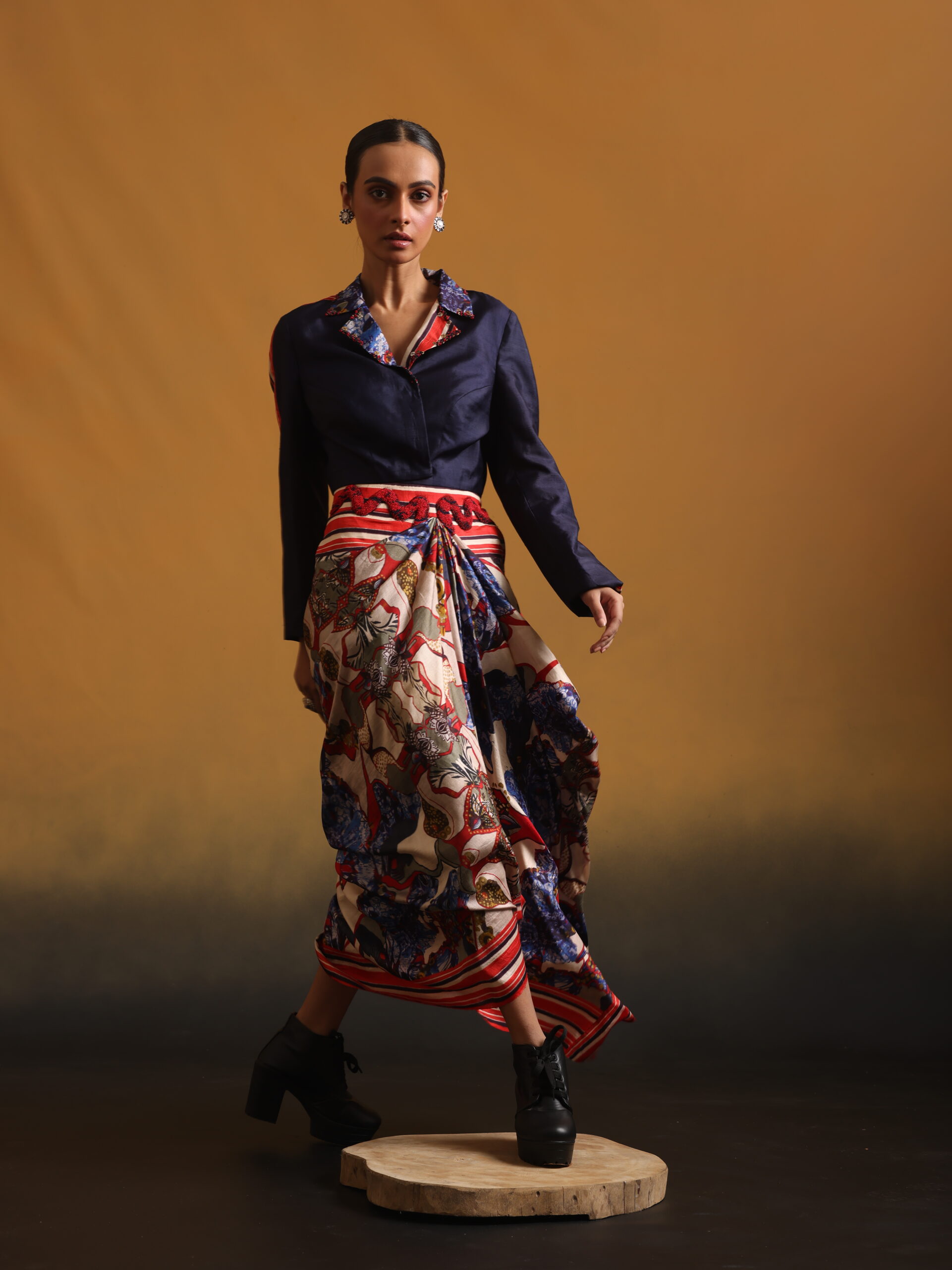 Shirt & Dhoti Pant Set - Image 2